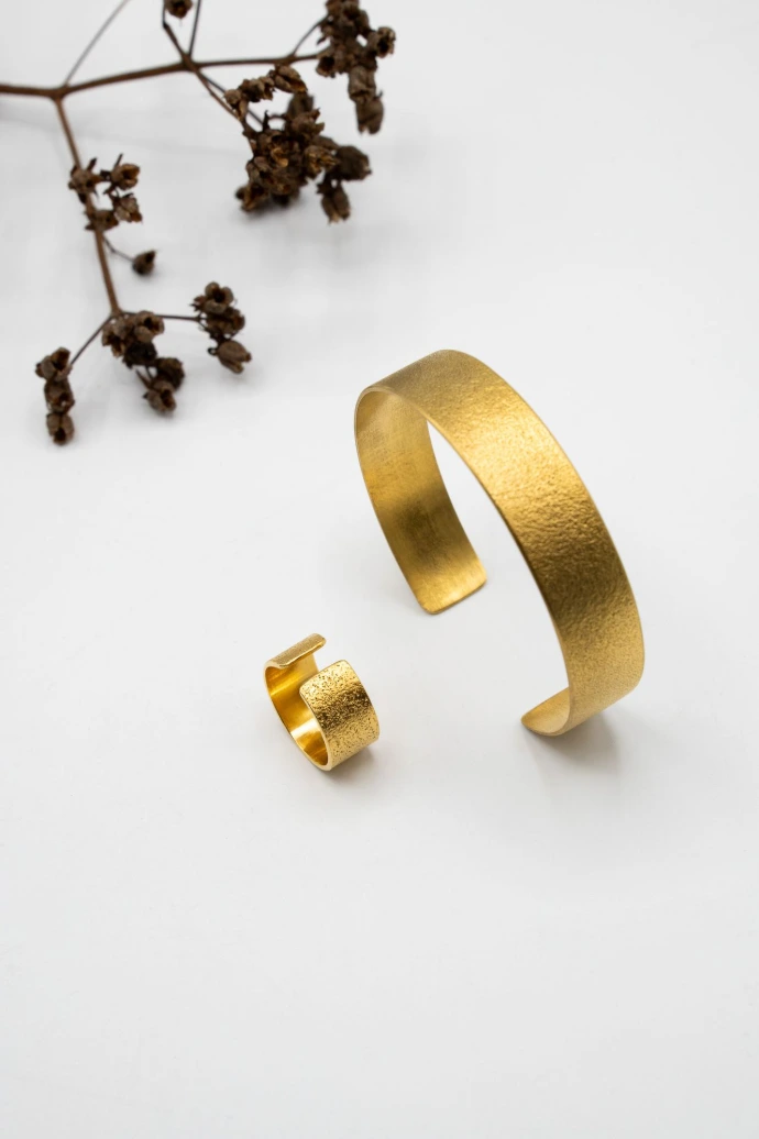 Bague plaquée Or 18 carats