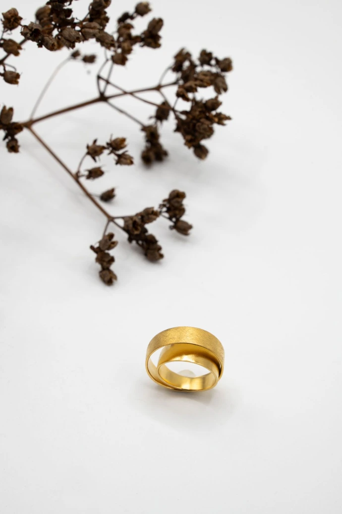 Bague plaquée Or 18 carats