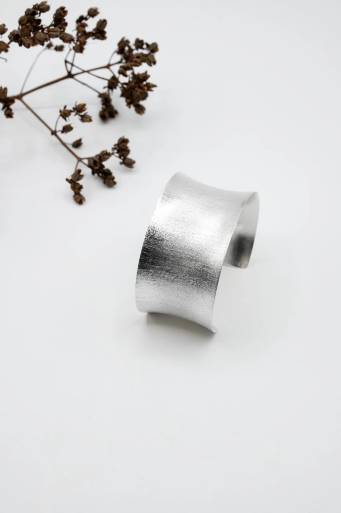 Manchette large en Argent 925