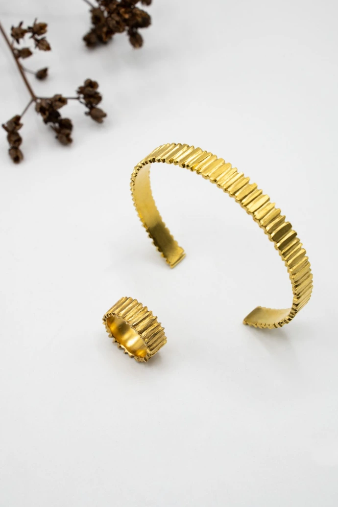 Bague plaquée Or 18 K