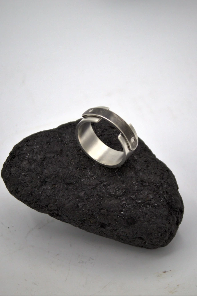 Bague en Argent 925 et patine
