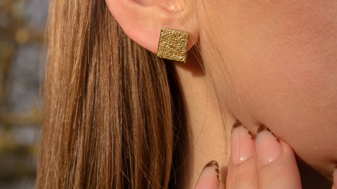Boucles d'oeilles Or 18 K